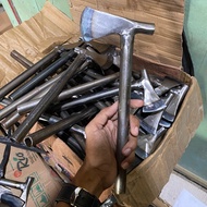 Kapak Palu 2 in 1 Gagang Full Besi - Kapak Multifungsi Bahan Baja Per
