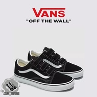 Vans OLD SKOOL Velcro Black White Shoes - Velcro Men &amp; Women Shoes