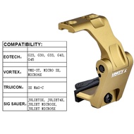 UNITY FAST OMNI FTC Magnifier Mount Optic Base Tactical G33 G43 G45 551 552 553 558 2.26"2.91"Optica
