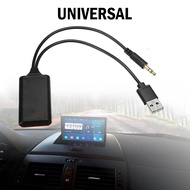 Car Bluetooth Cable AUX Wireless Audio Receiver Adapter 3.5MM Bluetooth USB G1V4