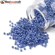 1pound Glass Seed Beads Ceylon Round Lilac 8/0 3mm Hole: 1mm 10000pcs/pound