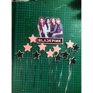 Blackpink cardstock cake topper