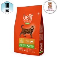 BELIF CHICKEN & TURKEY DRY CAT FOOD 18KG