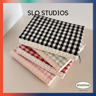 [SLO STUDIOS] Secret Book Cover 04 (3 Sizes / 4 Options – Made in Korea | Fabric Book Cover | Gingha
