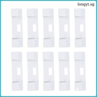 10 Pcs Vertical Blinds for Vane Savers Shutter Hook White Curtains Window Tabs Replacement Slats Plate Repair Clips Labels  longyt