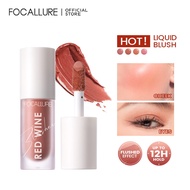 Focallure Liquid Blush Hangover Red Wine Natural Cheek Tint Blusher Matte Cream On Face Make Up