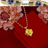 916 Gold Store Xiangyun Love Necklace Ladies Vietnam 916 Gold Pure Electric 916 Gold Love Necklace W