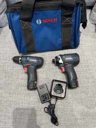 BOSCH 12V 電鑽&amp;衝擊起子套裝