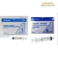 Terumo Syringe without needle- 5cc/mL 100's units(1box)