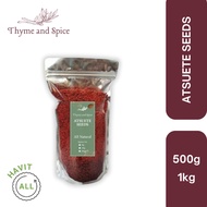 [ZIP LOCK] Annatto Seeds Atsuete 500g 1kg - Spice️ THYME & SPICE HAVITALL