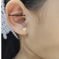 Tictac clover earring 18k gold