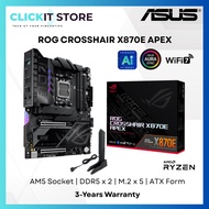ASUS ROG CROSSHAIR X870E APEX ATX Motherboard | AMD AM5, DDR5 x 2 (Max. 128GB), M.2 Slots x 5, WIFI7