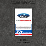 Miếng Dán Tĩnh Điện Cho Xe Hơi FORD Trang Trí Kính Chắn Gió Raptor Everest Territory Escape Ranger L