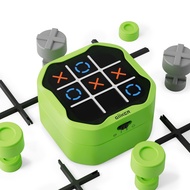 GiiKER Tic Tac Toe Bolt Game, 3-in-1 Handheld Puzzle Game Console, Portable Travel Games for Educati