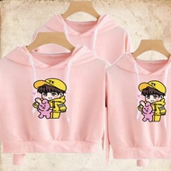 Alesha BTS JK Crop Hoodie Sweater Tops 2 3 4 6 7 8 9 10 11 12 years