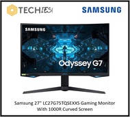 Samsung 27" Gaming Monitor With 1000R Curved Screen LC27G75TQSEXXS