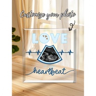 1pc Custom Acrylic B-Ultrasound Photo Desktop Decoration,Pregnancy Scan Photo Frame, Baby Scan, Baby
