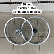 Bmx Alloy Rims 16 Inch Bicycle Rims Wheelset