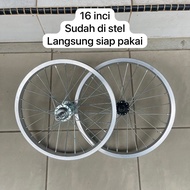 Bmx Alloy Rims 16 Inch Bicycle Rims Wheelset