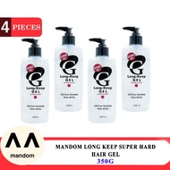 MANDOM Long Keep Super Hard Hair Gel 350g