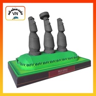 Assembled Paper Model of Easter Island Moai Statue (Chile) - MohinhgiayVN