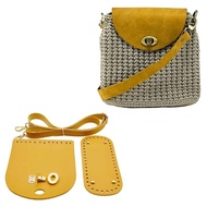REREV Bag Making Supplies PU Leather Crochet Base Adjustable Strap For DIY Projects