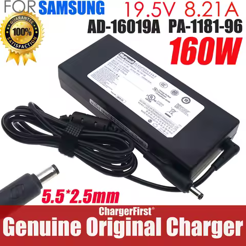 PA-1181-96 AD-16019A 19.5V 8.21A 160W BA44-00359A AC Adapter 5.5x2.5mm for SAMSUNG Odyssey NT850XBC-