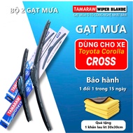 TOYOTA Corolla Cross Car Wipers - New Generation NANO Coated Silicone Wiper Blades - Pair of Corolla