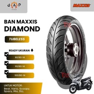 Maxxis Diamond MA-3DN Tubeless Tire (80/80 - 90/80 - 100/80) 14 MaticRing