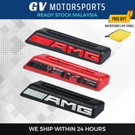 READY STOCK Mercedes Benz AMG Logo AMG Emblem Badge Front AMG Grillauto parts Car decoration