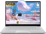 ASUS 14" Touchscreen Students Chromebook, FHD Anti-Glare Display, Intel Celeron N4500 (> i3-1115G4),