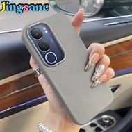 Jingsanc kết cấu da sang trọng Ốp điện thoại cho Vivo y19s/Vivo y19s Pro điện thoại di động nhựa TPU