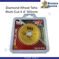 MATA Toho Multi Cut X 4 Inch Diamond Wheel | 4" Cutting Blade | DW Grinding Wheel | (1PC)