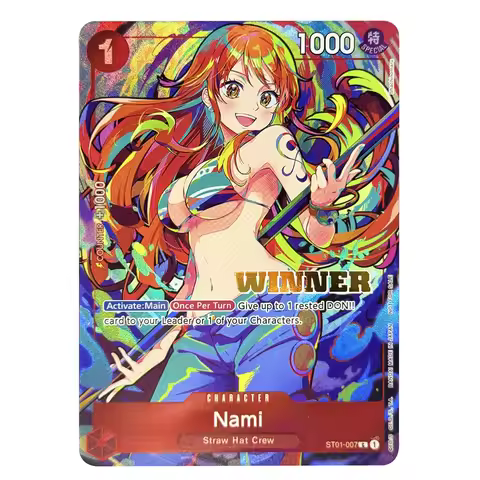 OPCG Golden Foil Proxy Cards Nami Luffy Winner Kid Killer Champion Roger Event Cards Gear Two Divine