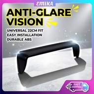 EmikaChoice 22cm Hitam Car GPS Visor Anti Silau Skrin Navigasi Kereta Pelindung Cahaya Monitor SunHo