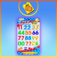 34-piece magnetic number set - Children play and learn conveniently