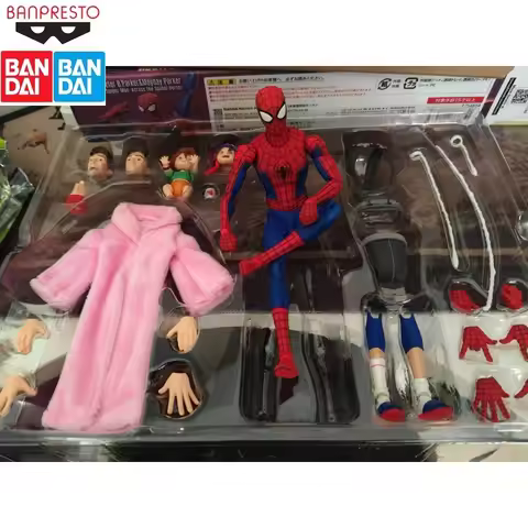 In Stock BANDAI Original SHF Spider-Man Universe Peter B Parkmede Joint Candidate Model Collection H