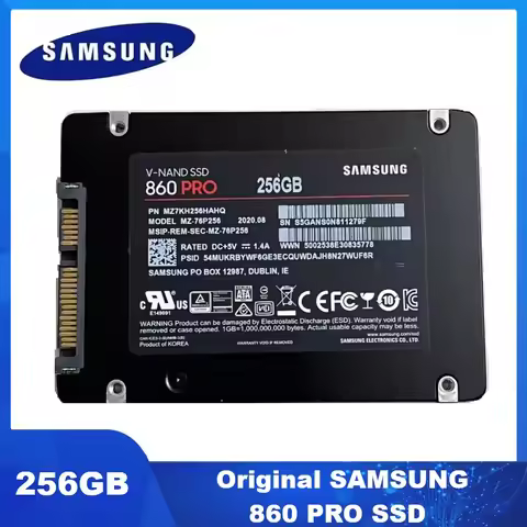SAMSUNG Original SSD 860 Pro Internal Solid State Disk 2.5 Inch SATA III HDD Hard Drive high speed s