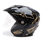 MSR Helm Dewasa Impressive - Protect - SNI Double Visor Half Face