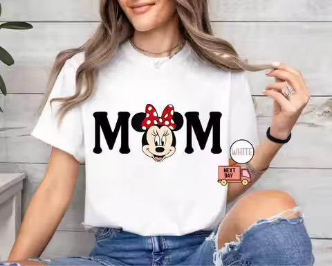Disney Minnie Mom and Dad Shirt, Disney Family Couple Trip Shirt Mickey Dad Shirt Minnie Aunt and Un