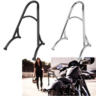 Black Short Sissy Bar Backrest For Harley Sportster Iron 883 XL 04-17