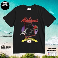 ALABAMA SOUVENIR T-SHIRT 16 WITH HANG PREMIUMTAG MADE IN 30S COTTON PREMIUM SOUVENIR GIFT