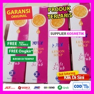 Sabun Kelly Scrub Sabun Cuci Muka Kelly Lemon Kecil Sedang Besar