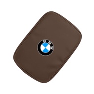 Car Logo Armrest Pad Center Console Heighten Sof Mat For BMW Series 1 Series 2 Series 3 Series 5 Ser