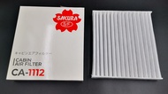 กรองแอร์/กรองปรับสภาพอากาศ Cabin Air Filter Toyota Avanza ปี 2006/Camry ปี 2002/Altis ปี 2008/Hiace Commuter ปี 2005/Vios ปี 2007/Yaris ปี 2006/Vigo ปี 2005/Fortuner ปี 2005/Innova เครื่อง 2.0/2.5 ปี 2006 SAKURA