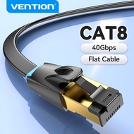 Vention Cat8 Ethernet Cable High Speed 40Gbps Internet Cable Cat 8 Flat Network Cable Lan RJ45 Conne