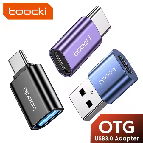 Toocki OTG USB 3.0 To Type C Adapter Micro To Type C Male To USB 2.0 Female Converter for Macbook Xi