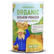 Organic Cashew Nut Milk Powder Mix Wheat Grass Flour, Natural Organic Seed Milk