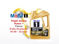 MOBIL 1 - 0w40 API-SP Fully Synthetic Engine Oil 4Liter 0w-40 API SP Minyak Enjin