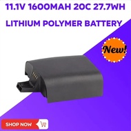 11.1V 1600mAh 20C 27.7Wh for Parrot Bebop Drone 3.0 11.1v Lipo Battery Drone Backup 11.1v Rechargeab